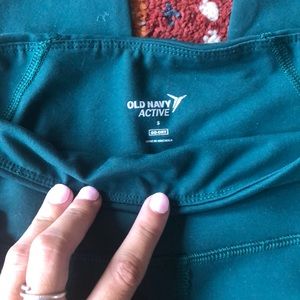 Green Old Navy Leggings - worn twice